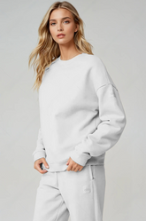 Renown Heavy Weight Crew Neck Pullover - White